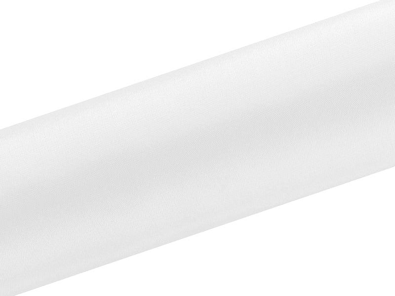 Satin glatt, weiß, 0,16 x 9m (1 Stk. / 9 lfm) - FeierGlanz